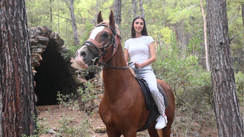 horse safari alanya view